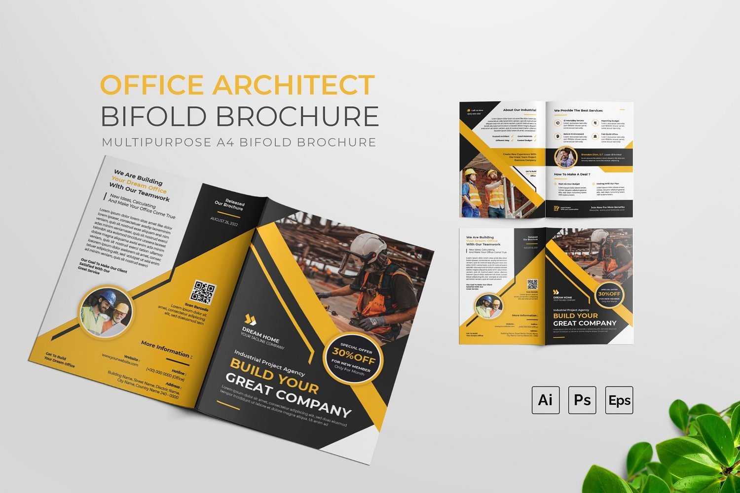 Kit Graphique #210656 Bifold Brochure Divers Modles Web - Logo template Preview