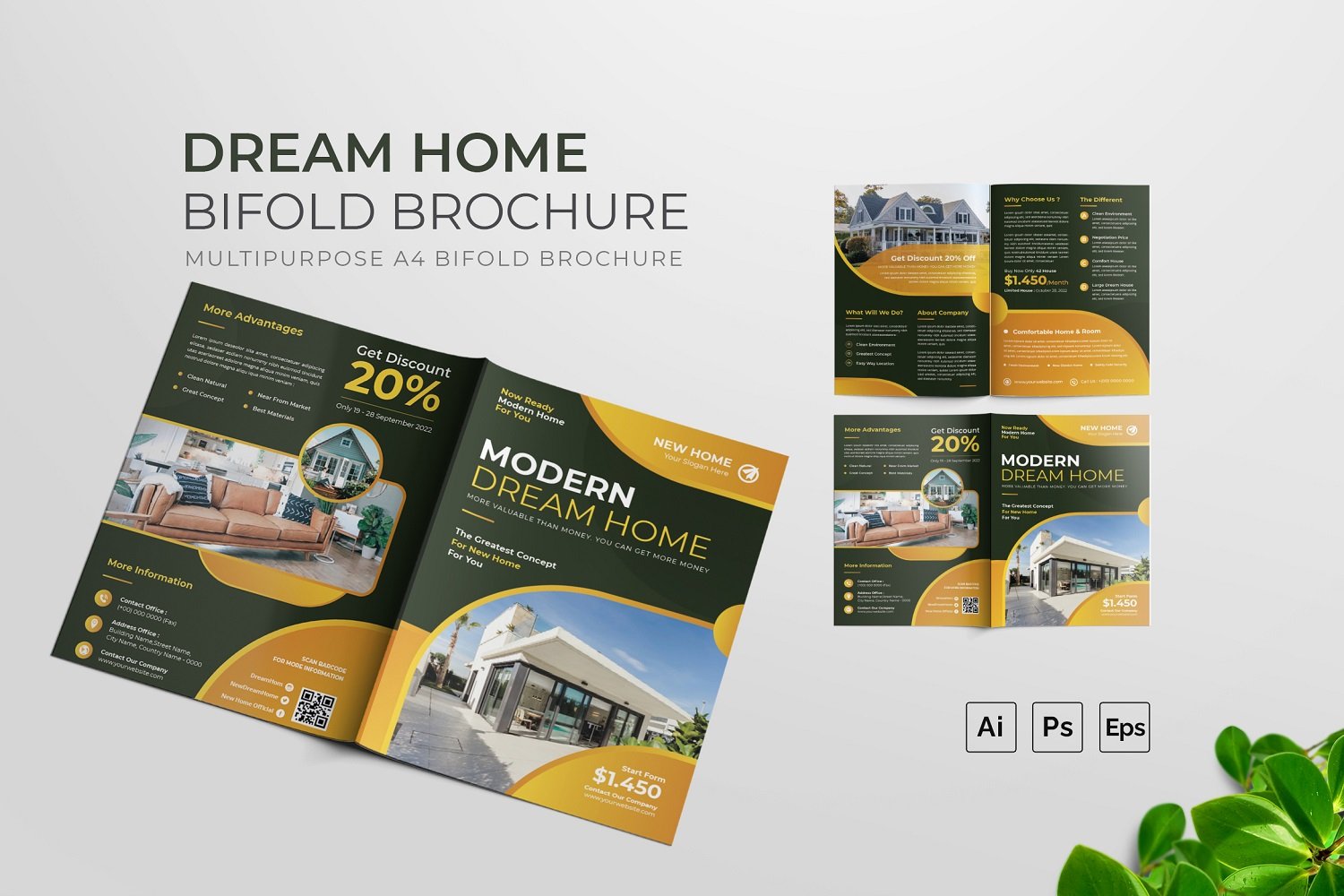 Template #210661 Brochure Business Webdesign Template - Logo template Preview