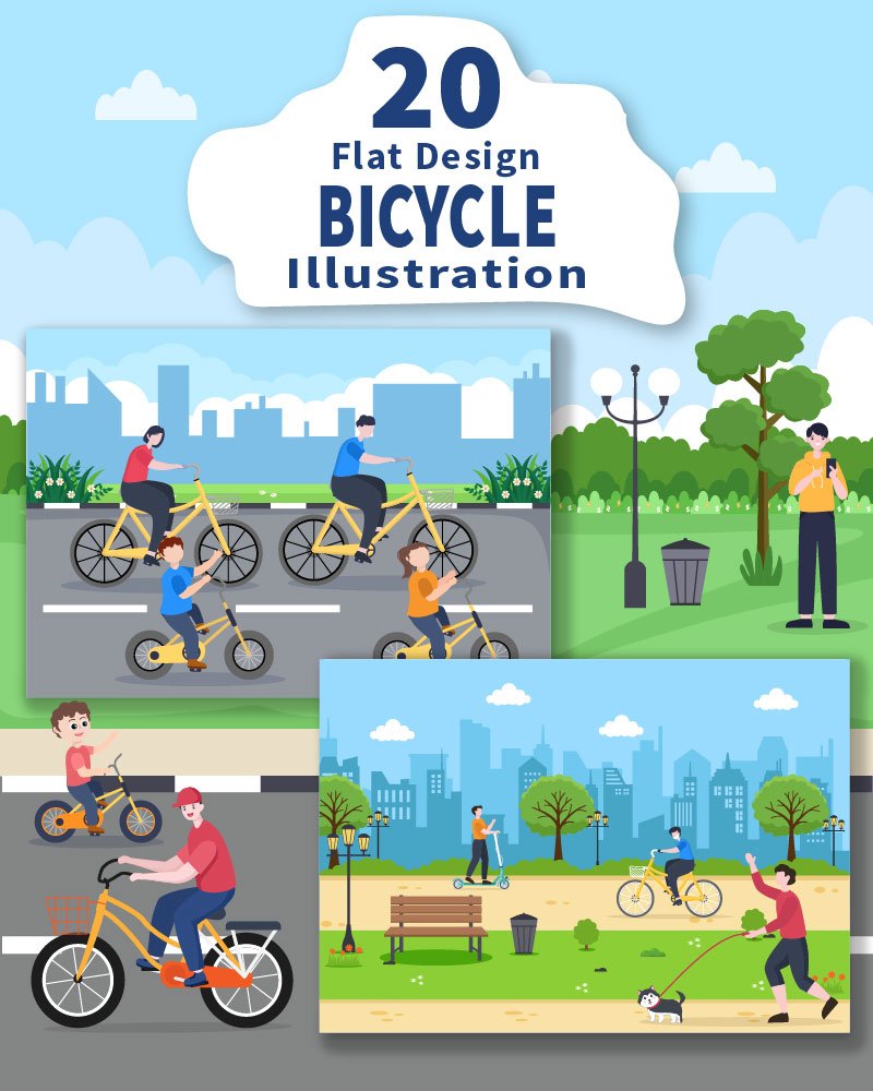 Kit Graphique #210666 Bicycle Vlo Divers Modles Web - Logo template Preview