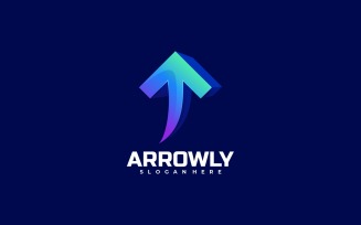 Arrow Gradient Logo Style