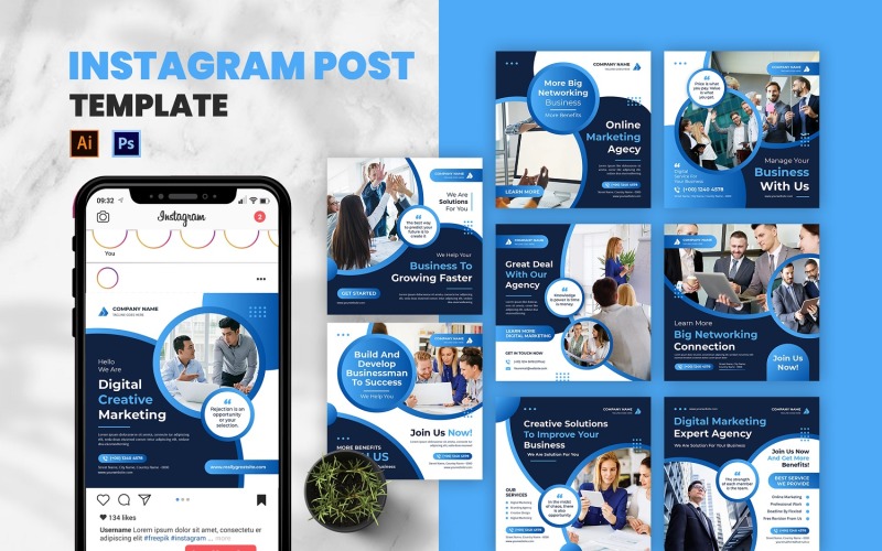 Digital Creative Agency Instagram Post Social Media