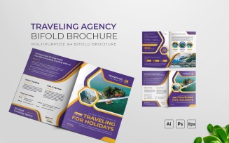 Traveling Agency Bifold Brochure