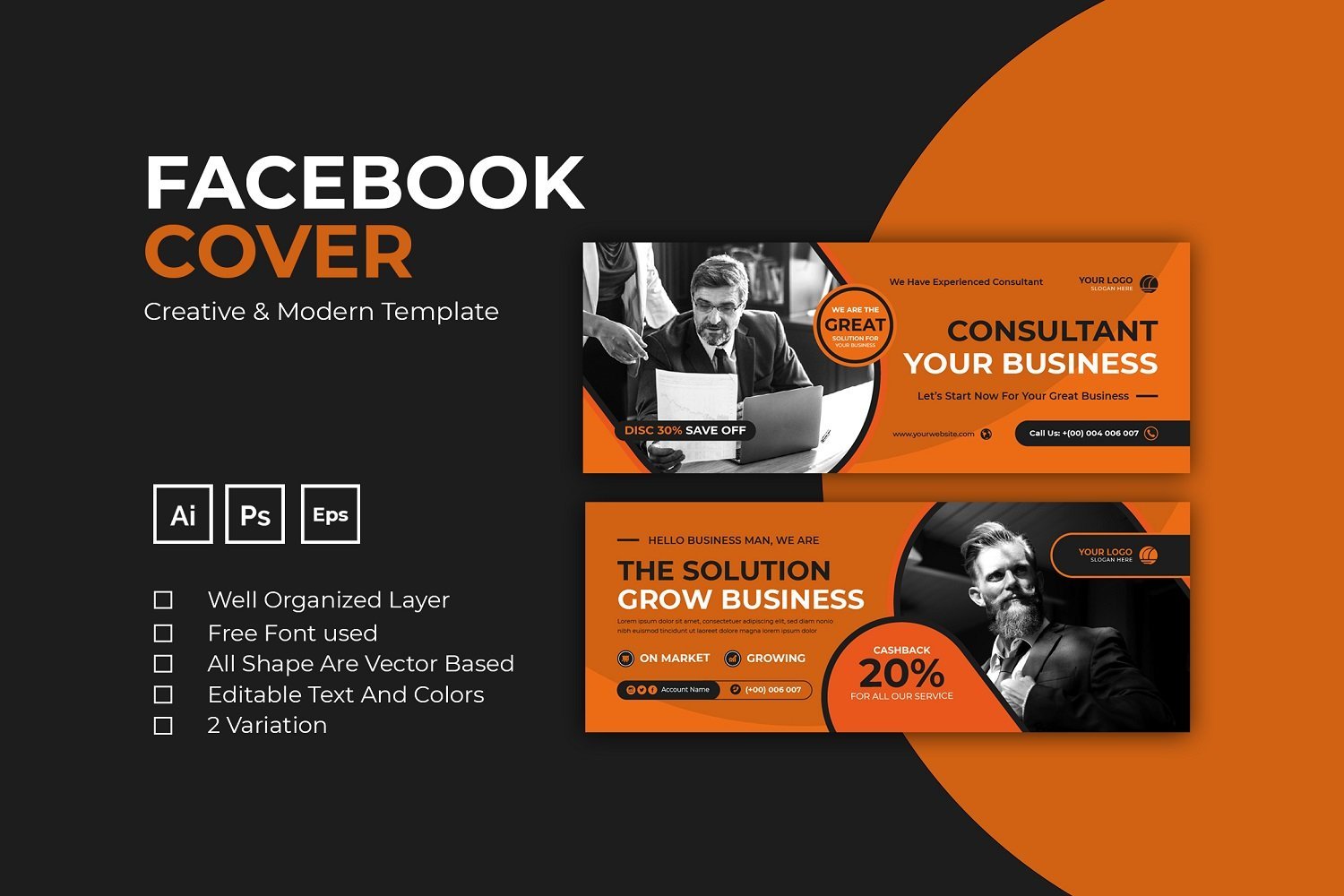 Kit Graphique #210712 Facebook Template Divers Modles Web - Logo template Preview