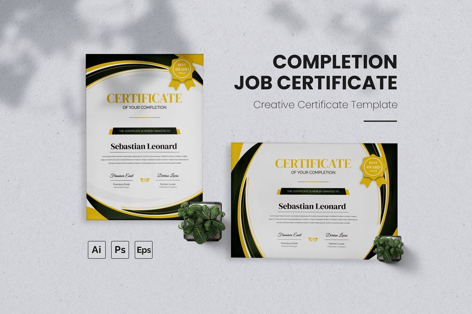 Kit Graphique #210758 Certificate Print Divers Modles Web - Logo template Preview