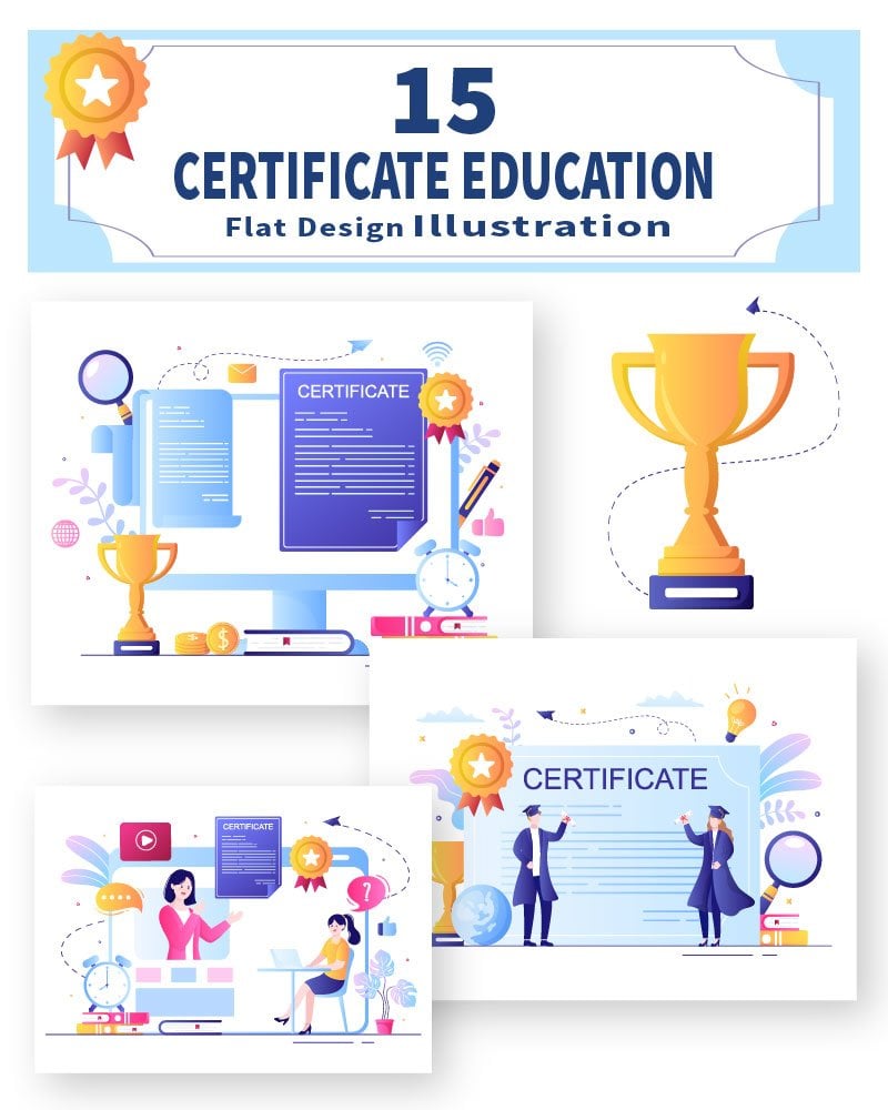 Kit Graphique #210770 Certificate Celebration Divers Modles Web - Logo template Preview