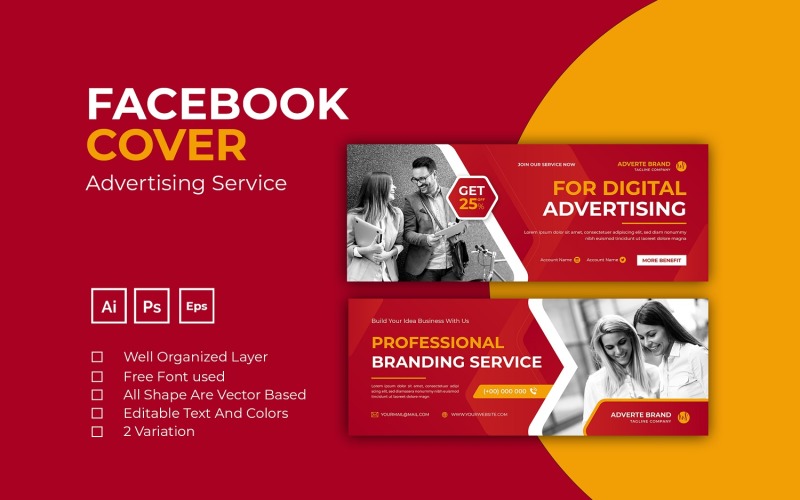 Advertising Service Facebook Cover Social Media
