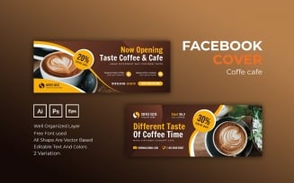 Coffee Cafe Facebook Cover