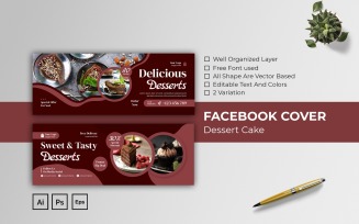 Dessert Cake Facebook Cover