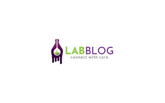 Lab Blog Logo Design Template