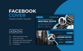 Modern Estate Facebook Cover