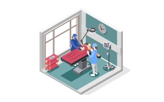World Cancer Day Isometric Composition 201230140 Vector Illustration Concept