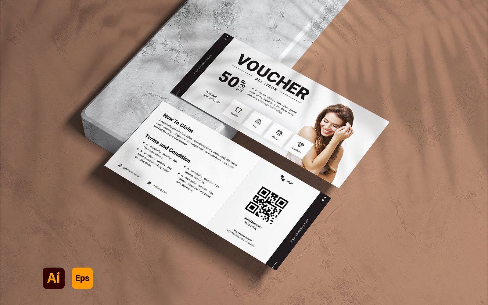 Kit Graphique #211488 Voucher Sale Divers Modles Web - Logo template Preview