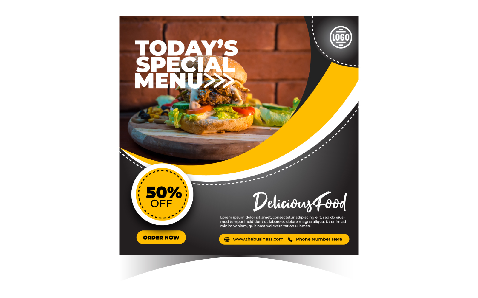 Template #211507 Mediaburger Bannerfast Webdesign Template - Logo template Preview