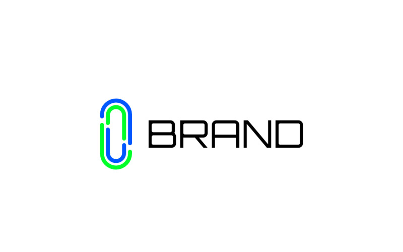 Abstract Corporate Tech Line Logo Logo Template