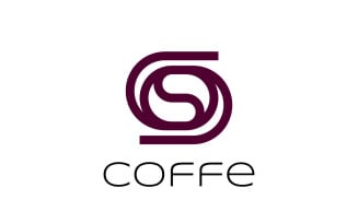 Clever Letter S Coffee Cafe Line Logo