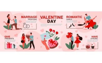 Valentine Day Love Infographics 201160526 Vector Illustration Concept