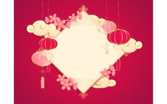Chinese New Year Composition 4 201230916 Vector Illustration Concept