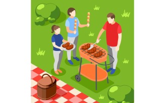 Family Cooking Background 201230152 Vector Illustration Concept