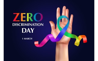 Zero Discrimination Day 201230508 Vector Illustration Concept