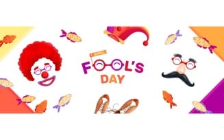 Fool'S Day 1 April Realistic Composition 201230953 Vector Illustration Concept