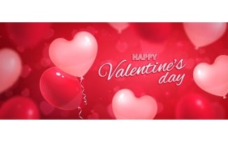 Valentine'S Day Hearts Realistic Composition 5 201230944 Vector Illustration Concept