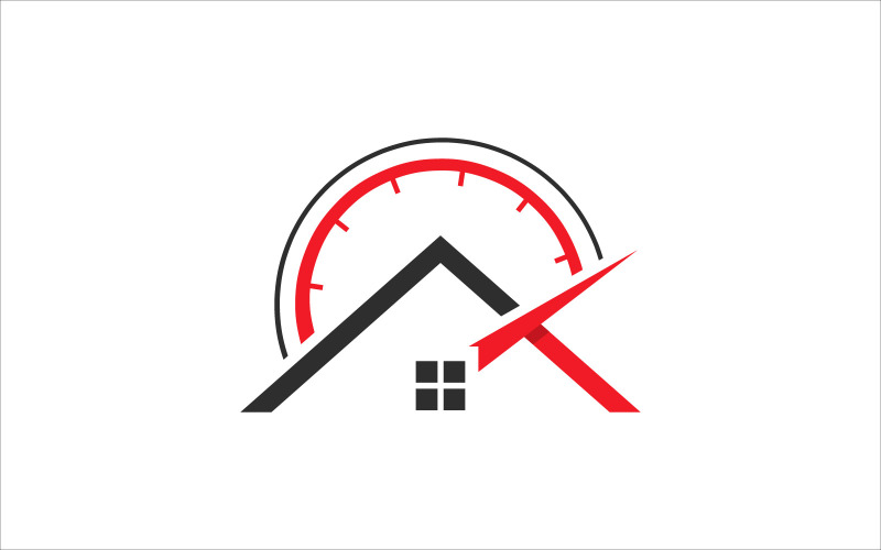 Fast building real estate vector template Logo Template