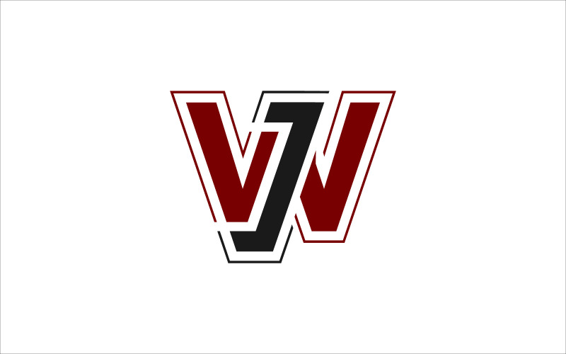 Letter JW vector template Logo Template