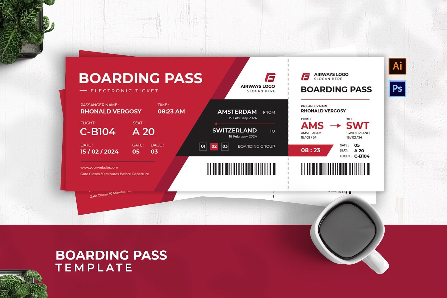 Template #212302 Flight Airplane Webdesign Template - Logo template Preview