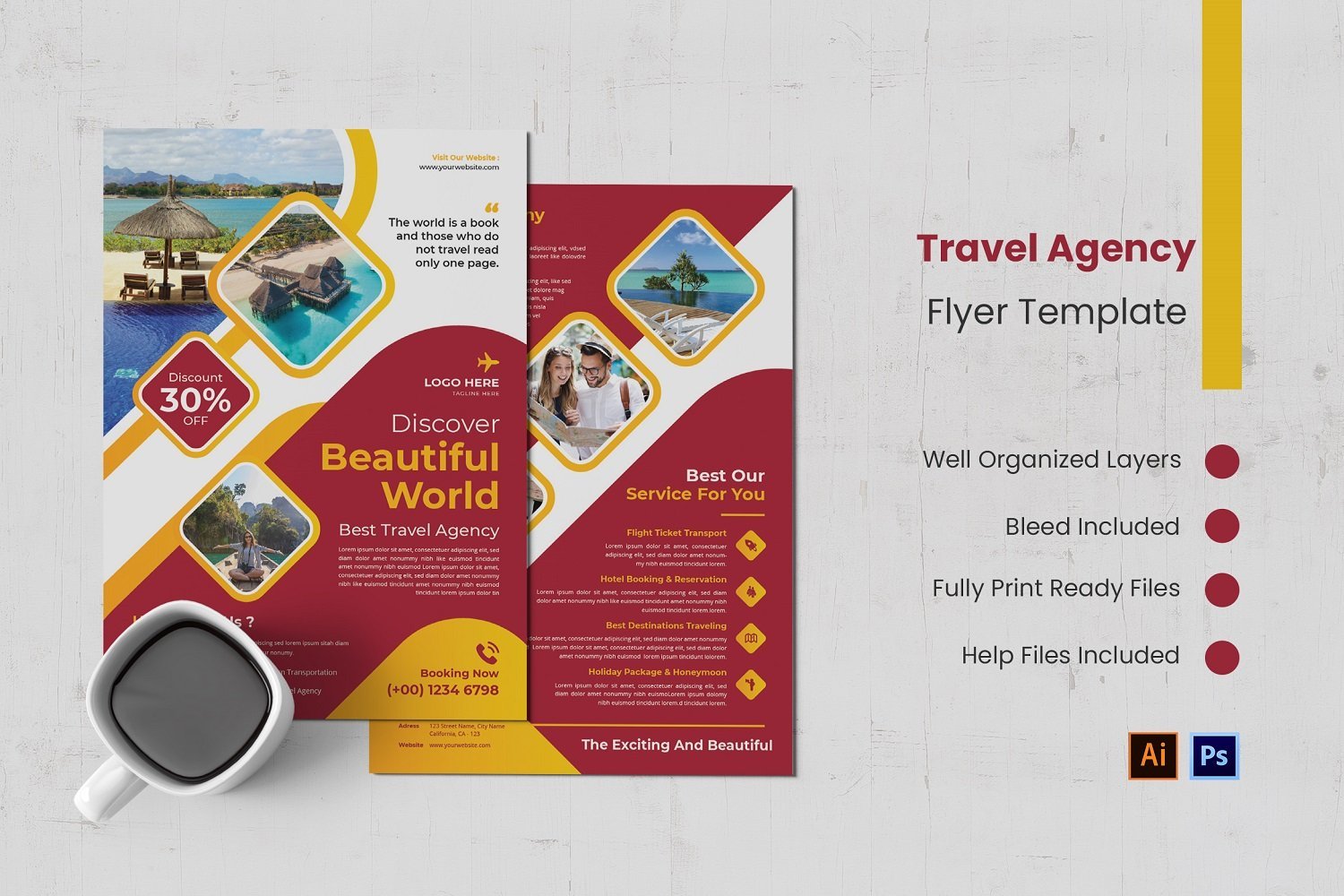 Template #212338 Business Flyer Webdesign Template - Logo template Preview