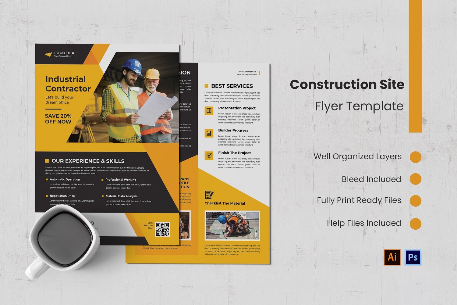 Template #212341 Business Flyer Webdesign Template - Logo template Preview