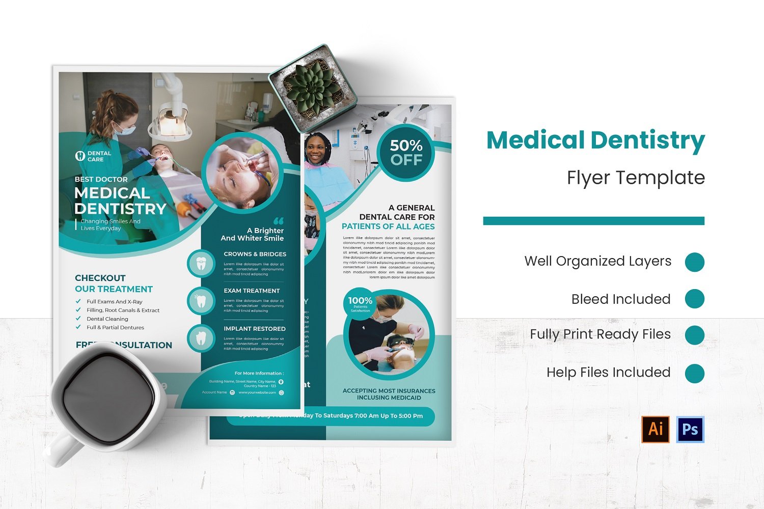 Template #212345 Flyer Design Webdesign Template - Logo template Preview