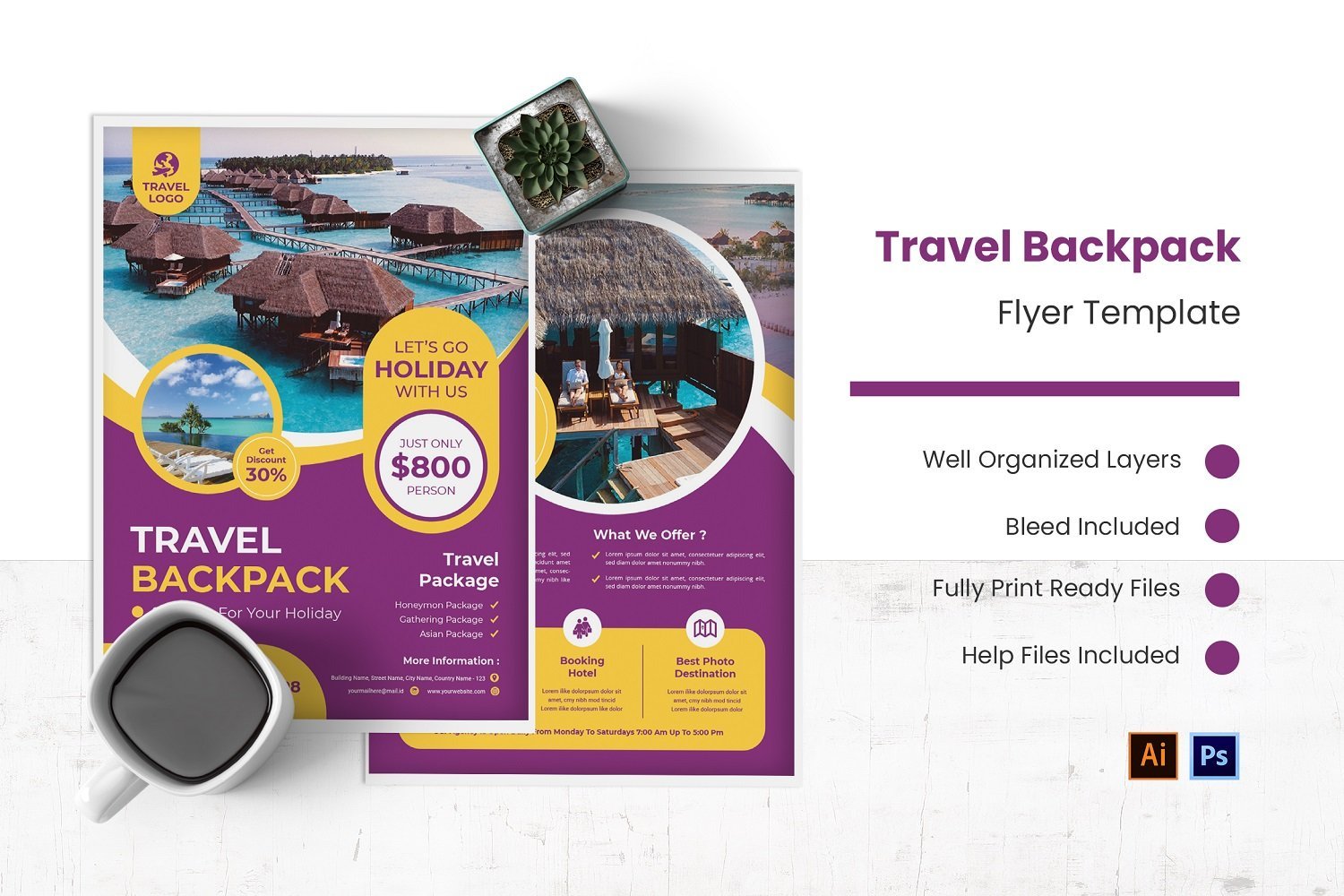 Template #212347 Flyer Design Webdesign Template - Logo template Preview