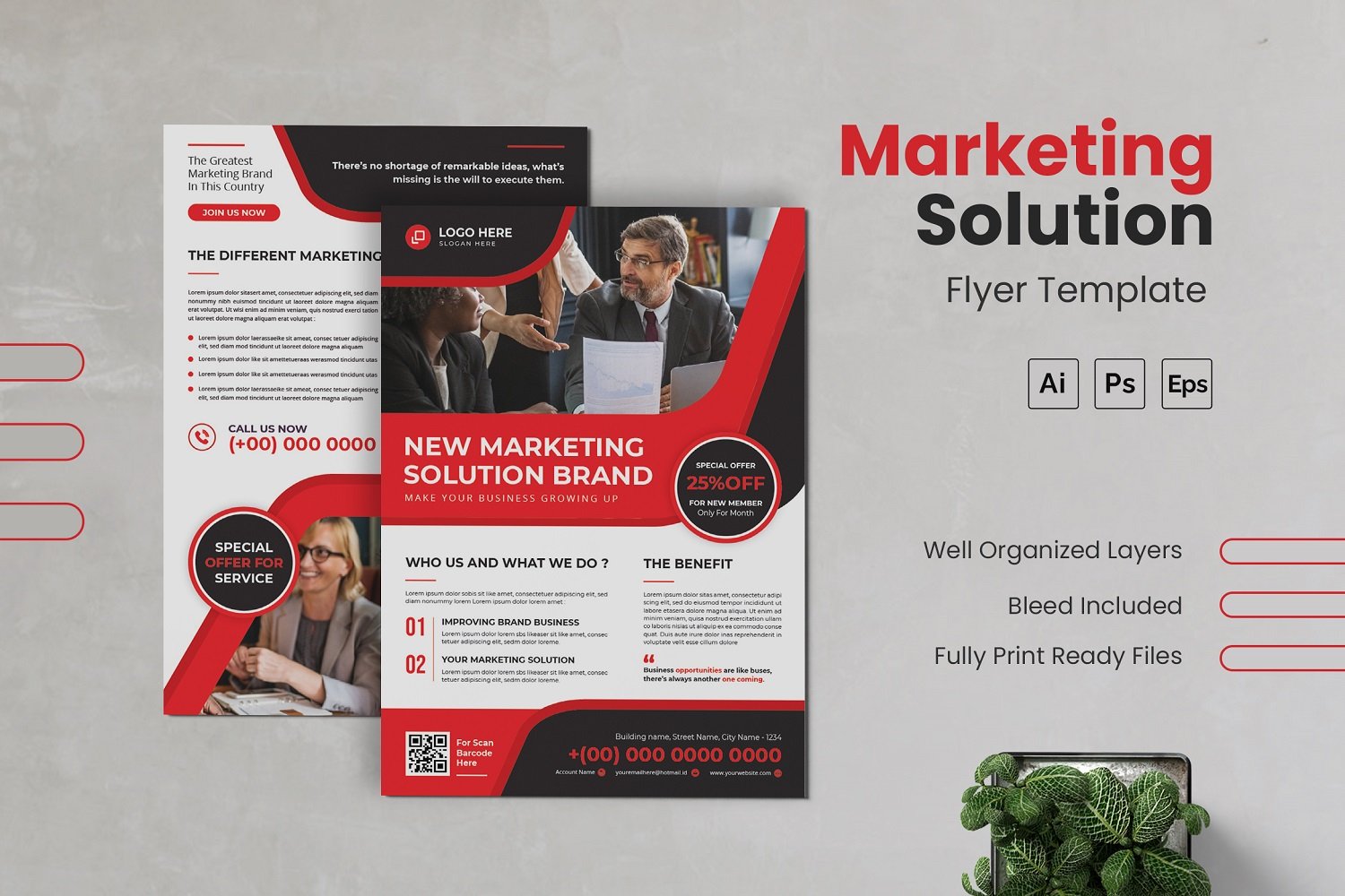 Kit Graphique #212356 Flyer Template Divers Modles Web - Logo template Preview