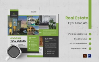 Modern Green Real Estate Flyer