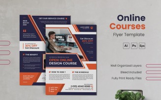 Modern Online Course Flyer