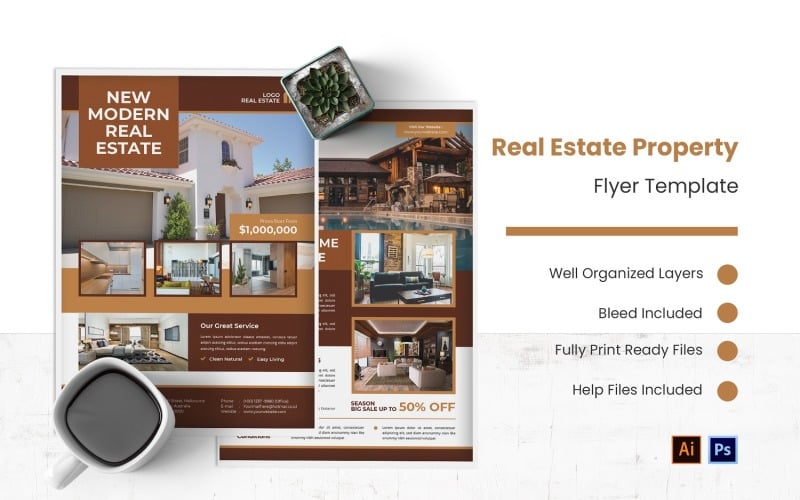 Real Estate Property Flyer Corporate Identity