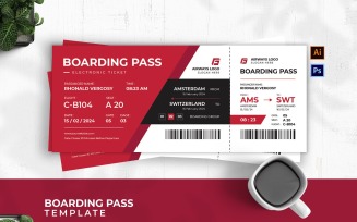 Red Airways Admit Boarding Pass