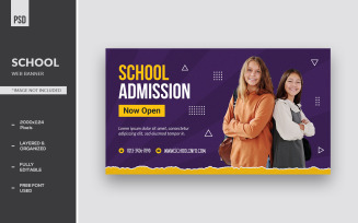 School Admission Web Banner