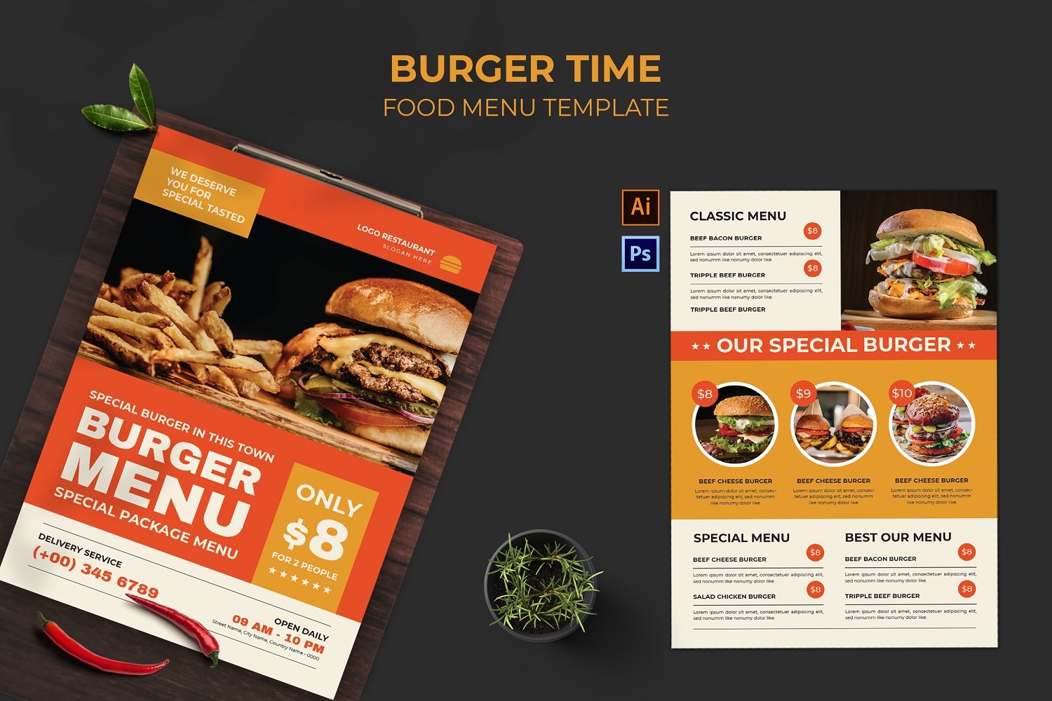 Template #212407 Design Flyer Webdesign Template - Logo template Preview