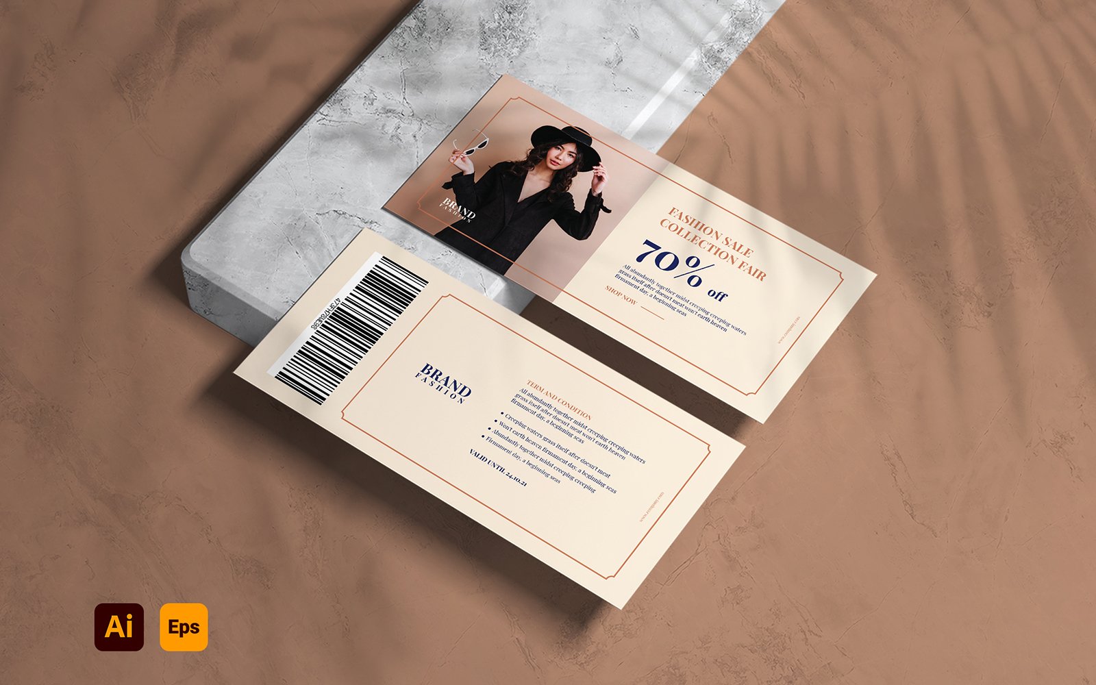 Template #212594 Card Promotion Webdesign Template - Logo template Preview