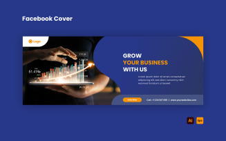 Business Marketing Facebook Cover Template Social Media