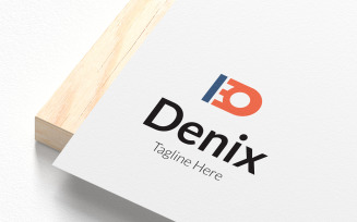 D Letter Denix Logo Design Template