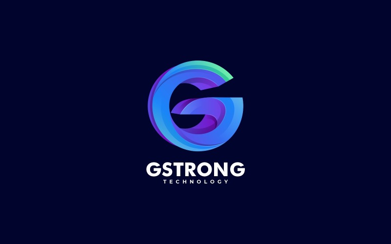 Letter G Gradient Logo Style Logo Template