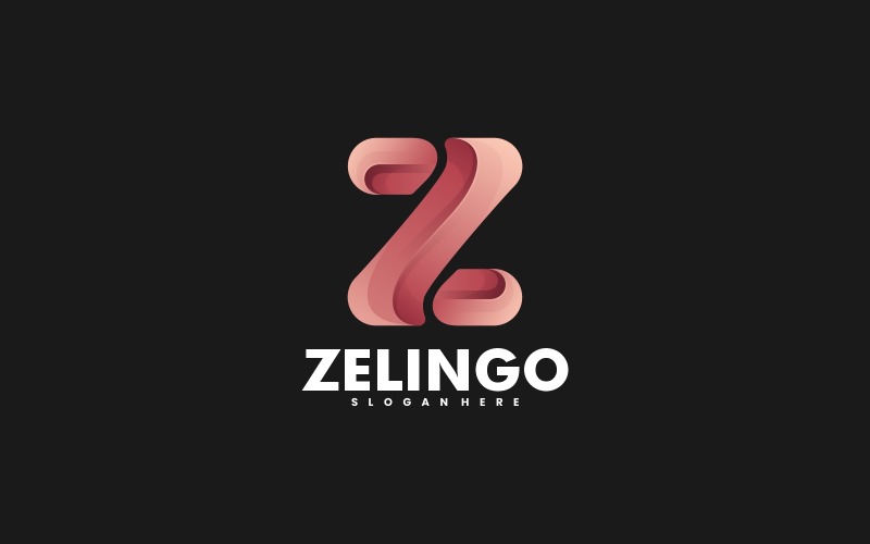 Letter Z Gradient Color Logo Logo Template