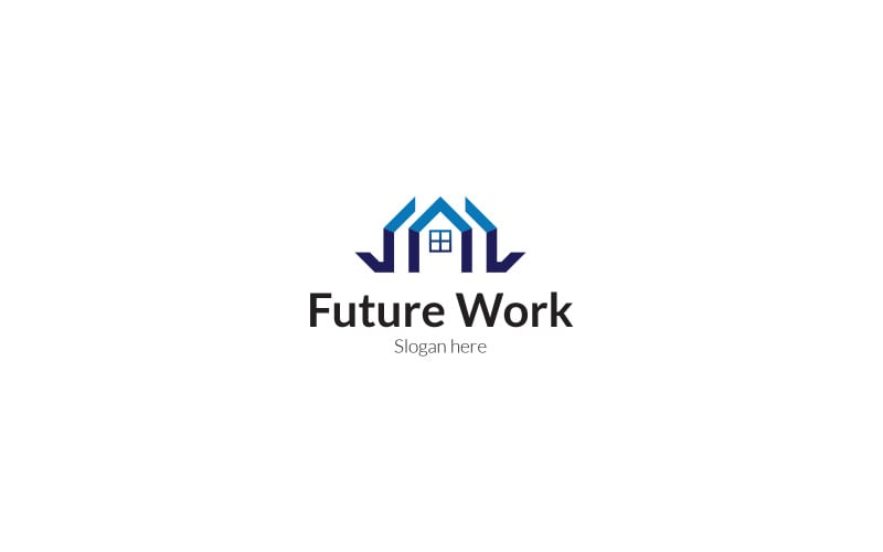 Real Estate Future Work Logo Design Template Logo Template