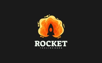 Rocket Gradient Logo Template