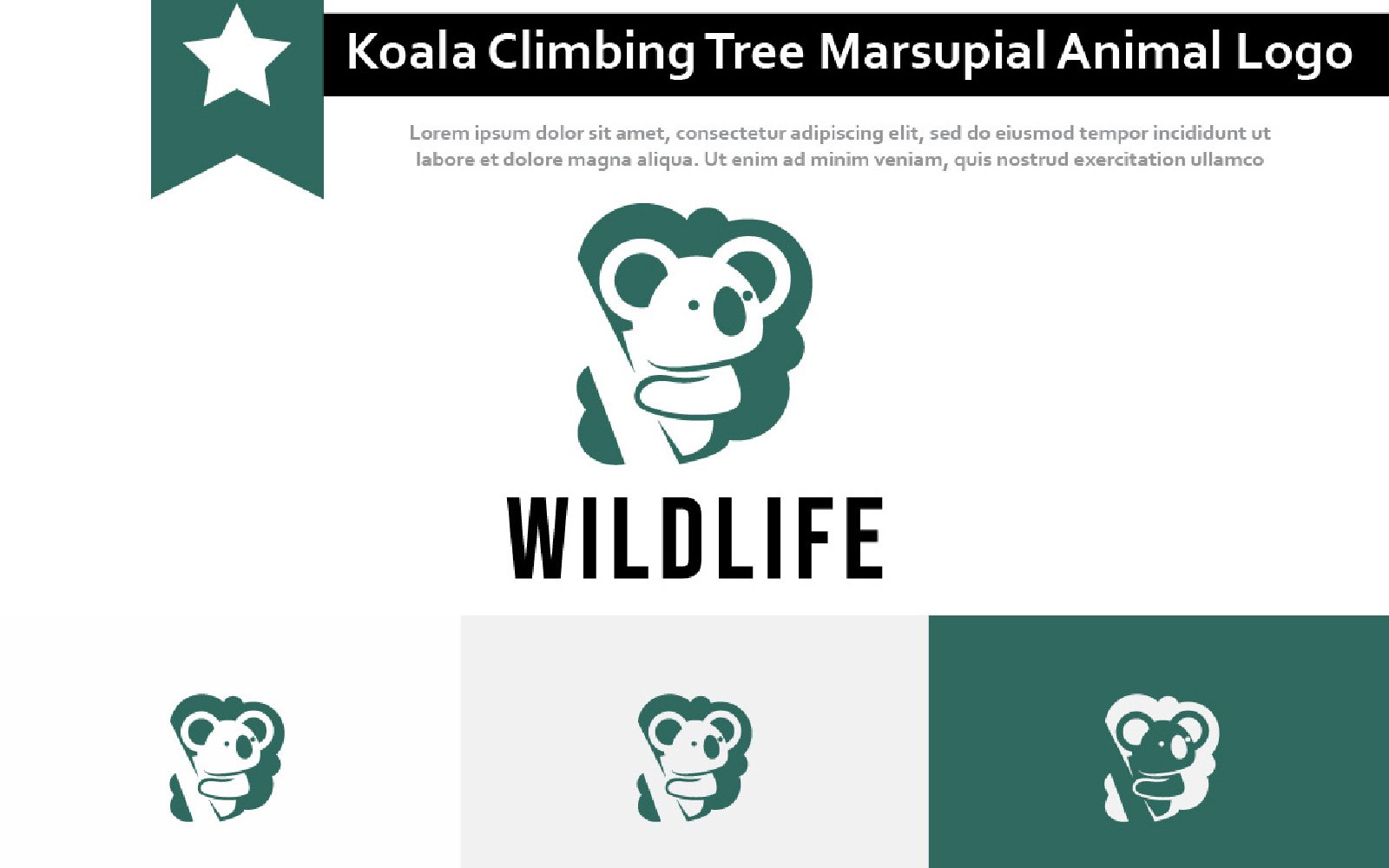 Kit Graphique #212706 Cute Koala Divers Modles Web - Logo template Preview