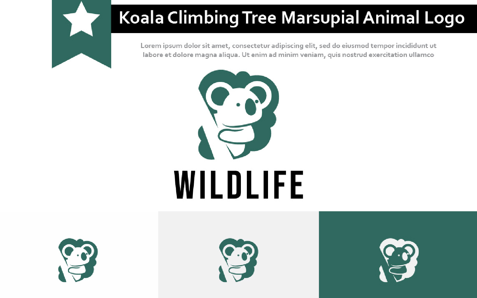 Template #212706 Koala Climbing Webdesign Template - Logo template Preview