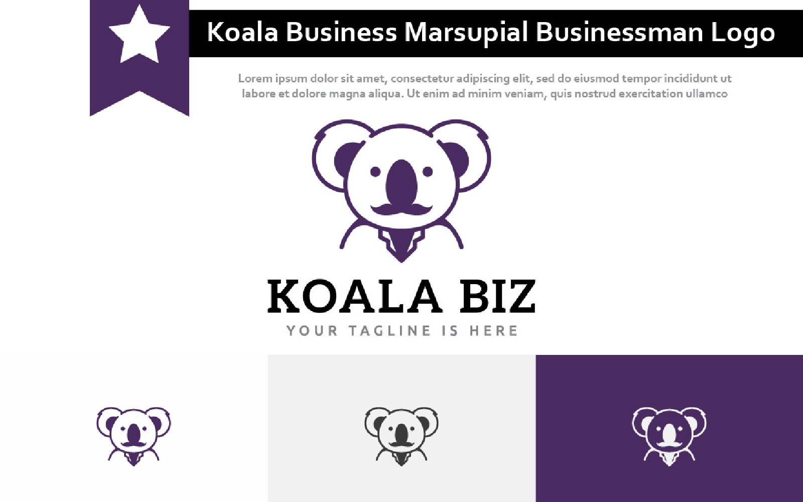 Template #212714 Koala Business Webdesign Template - Logo template Preview