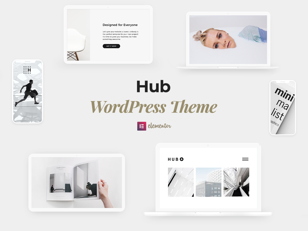 Hub - Creative and Business Multipurpose Elementor WordPress Theme